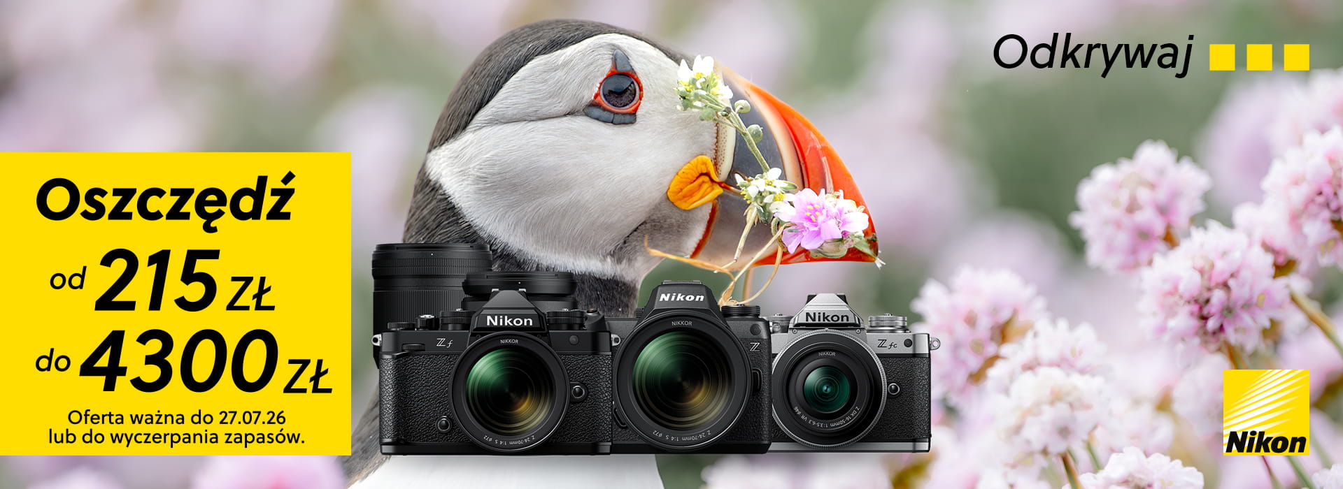 Nikon Natychmiastowy Rabat Lato 2026